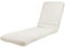 TIENDA EURASIA - Cojín para Tumbona de Jardín, Relleno de Fibra Acolchada, Funda de Tela Lavable con Cremallera, Cojines para Tumbonas (170 x 50 x 6 cm, Crudo)