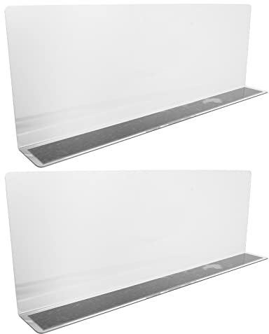 iplusmile Kunststoff-Regalteiler, multifunktionaler Regalteiler, Transparente Acryl Regalteiler mit Magnet, Klare Acryl Schubladen Trenner, Supermarkt-Warenteiler-Klassifizierungsregale (12 cm)