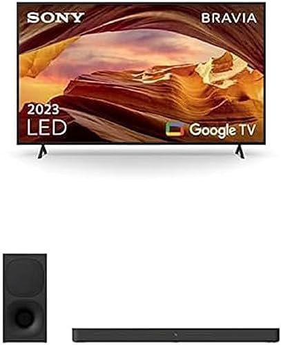 Sony BRAVIA | KD-50X75WL | LED | 4K HDR | Google TV HT-S400-2.1.-Kanal-Soundbar, Schwarz