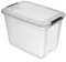 Kreher Aufbewahrungsboxen Robust Store mit Deckel in Transparenter Ausführung. In verschiedenen Größen (wählbar). Aus robustem Kunststoff. (55 L)