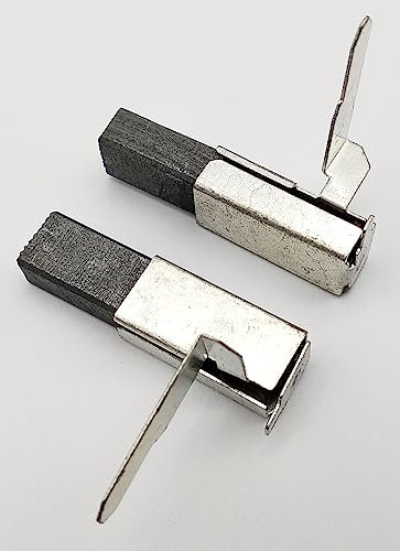 1 paire de balais de charbon pour Black & Decker LC, CS 30, 35, D40, GK 30, 31, 35, 40, 43, 425, 430, 1200, 1300, GW 200, 225, 250, LS 1500, MC1B, MC2B, MC3B, MC3B. 4B, environ 6,5 x 9,5 x 17,5 mm