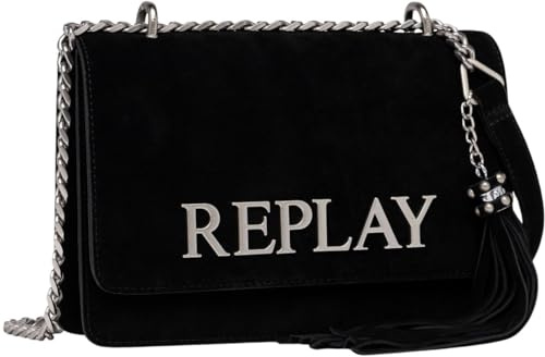 Replay Damen Schultertasche aus Wildleder