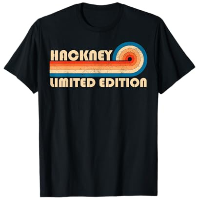 HACKNEY Retro 70s 80s Sunset Stripe T-Shirt