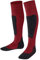 FALKE Unisex Kinder Skisocken Active Ski K Kh Wolle Funktionsmaterial warm dick 1 Paar, Rot Lipstick 8000, 27-30