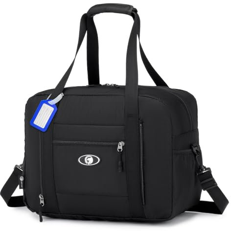 SPAHER Faltbare Reisetasche 40x30x20 Handgepäck für Wizzair, Vueling, Volotea, Eurowings - Handtaschen Organizer, Duffle Bag, Reise Gepäck Koffer