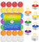 Candele colorate tealight 28 pezzi, candele tealight 4 o 8 ore di durata, multicolore, candele non profumate per festival, matrimoni, feste, attività all'aperto