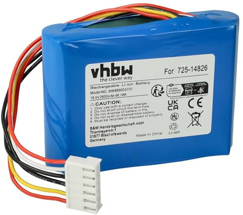 vhbw 1x Batterie Compatible avec Cub Cadet XR5 1000, XR5 1000 2021, XR5 2000 Robot Tondeuse (2600mAh, 18,5V, Li-ION)
