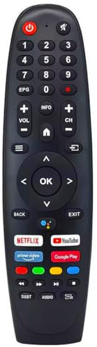 Télécommande infrarouge de rechange pour Smart Tech TV 43FA10V3 43UA10V3 50UA10V3 55UA10V3 65UA10V3 75UA10T1 55QA20V3 50UA20T3 43UA20T3 32HA20V3 32HV10 V1 43QA20V3 40FA10V3 CX-616 32HA10V3 SMT-U50T1