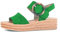 Gabor Damen Plateausandalen, Frauen Sandalen,Dicke Sohle,bequem,Sommerschuhe,Freizeitschuhe,offene Schuhe,Strandschuhe,Verde,38 EU / 5 UK