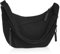 Huiguli Halbmond Crossbody Bag Damen, Cord Damen Halbmond Tasche mit Verstellbarer Schultergurt, Hobo Tasche Schultertasche für Arbeit Reisen Alltag, Dumpling Umhängetasche (Schwarz)