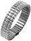 HBGRVCKS Edelstahl elastisches Uhrenarmband 12 14 16 18 20 mm Herren Damen Universal Uhrenarmband for Quarz oder Smartwatch Ersatzarmband Uhrenzubehör(Gold,16mm)