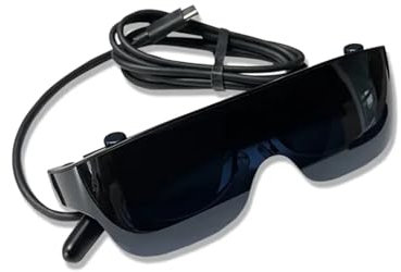 VEKELETE Gafas Inteligentes de Realidad Aumentada AR Plug and Play Pantalla Gigante Virtual de 120 Pulgadas Visible con ángulo Amplio AR Glas