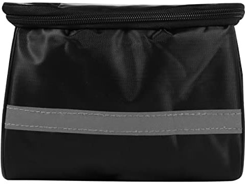 ibasenice Fronttasche Mountain Rahmentasche Vorne Packtaschen Für Fahrräder Oberrohrtasche Fahrradtasche Vorne Am Lenker Rennrad Lenkertasche Fahrrad -lenkerbeutel Schwarz Oxford-stoff