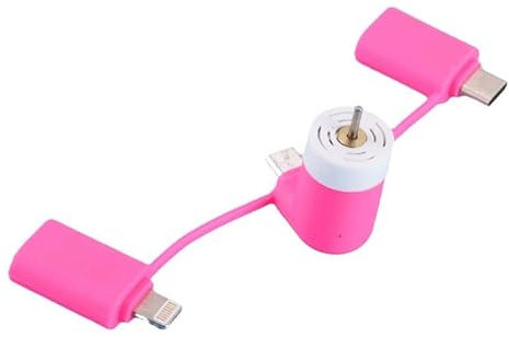 5pcs 3 In 1 Ventole Per Cellulare, Mini Ventola Usb Portatile, Ventola per Telefoni Cellulari per Casa Viaggi Ufficio, Ventole per Cellulare, Ventilatore Silenzioso per Telefoni Android/USB di Tipo C