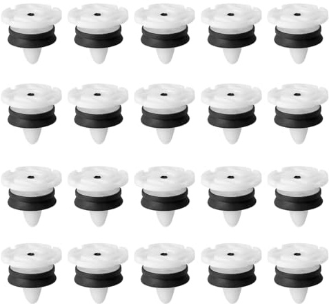 20 Pcs Interior Door Trim Panel Card Retainer Clips for Peugeot 308 Renault Megane III & Laguna III Citroen DS4 7703077476 9345ZN 1007928 Car Trim Clips Auto Panel Door Card Plastic Fasteners Flxing
