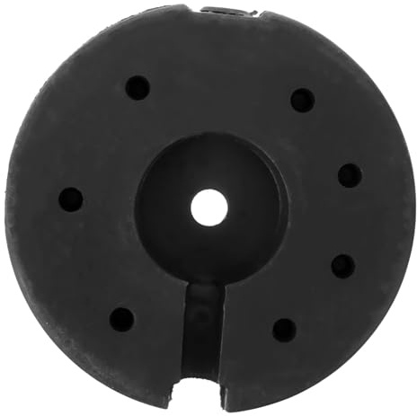 FUNOMOCYA Base Lampada da Tavolo Zavorra Tonda Nera in Plastica per Lampada | Struttura Semplice, Design Sobrio e Pratico, per Base da Pavimento e Piano, Facile da Usare