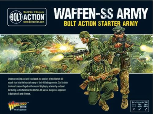 Warlord Games Bolt Action, Waffen SS Starter Army, Wargaming Miniatures
