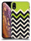 Head Case Designs Lime Green Colour Block Chevron Soft Gel Case [Military Grade Protection] Compatible With Apple iPhone XR