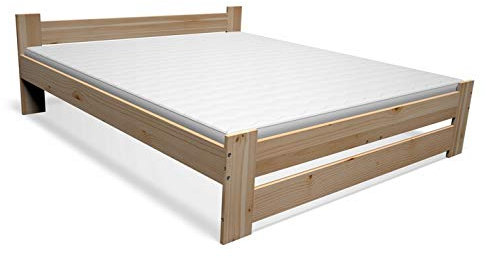 Best For You Doppelbett Futonbett Seniorenbett erhöhtes Bett aus 100% Naturholz mit Matratze und Lattenrost viele Größen (180x200 cm)
