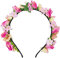 Blumen Haarreif Sabia - Pink Creme