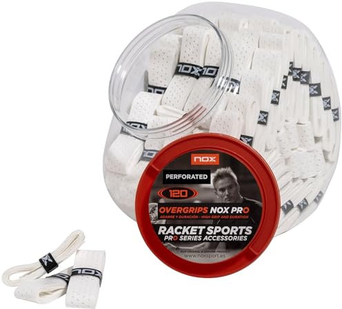 NOX Overgrip Paddel Pro weiß mikroperforiert (Trommel 120 Stück)