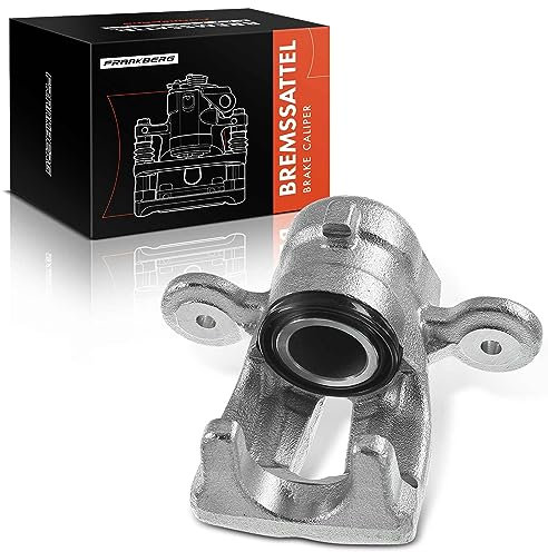 Frankberg Brake Caliper Disc Brake Rear Left Cast Aluminium Compatible with 1 Series E81 116d-120i 1 Series E87 116d-120i 3 Series E90 316d-320i 3 Series Coupe E92 316i Replace# 34216768191