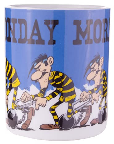 dutis Becher Lucky Luke - Monday Morning, Porzellan, Konisch, Trinkbecher, Becher, 300 Milliliter