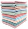 10x 0,25m Bündchenstoff Set Schlauchware 70cm breit 95% Baumwolle, 5% Elasthan Auswahl Jersey (Pastellfarben, 10er Set)