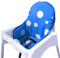 ZARPMA Sitzbezüge Kissen Kompatibel für Ikea Antilop Hochstuhl, Waschbar Faltbarer Baby Hochstuhl Bezug Kinder Sitz Covers Stuhlkissen (Meeresblau)