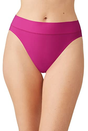 Wacoal Mutandine At Ease con Taglio Alto Slip, Fucsia, XXL Donna