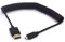 Gewickeltes Micro-HDMI-zu-HDMI-Kabel, HDMI-Stecker zu Micro-HDMI-Stecker Adapterkabel Unterstützung 1080P 4K 3D für Hero, Sony A6500 / A7, Kamera (1.2 Meter) (1.2 meter)