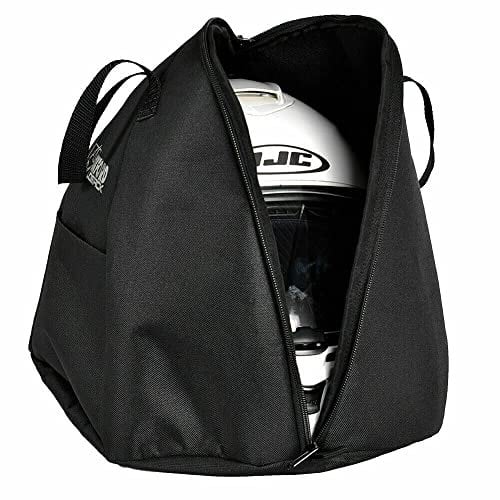 Oxford Lidsack Motorcycle Helmet Bag Motorbike Crash Lid Storage Carry OL261 (Black)