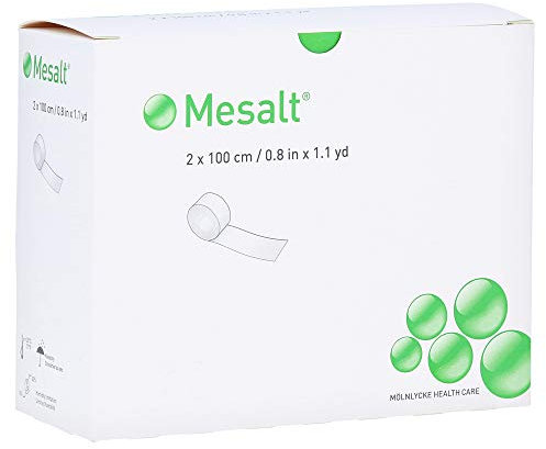 Mölnlycke Healthcare 285280 Mesalt Kompressen, 100cm x 2cm, 10 Stück