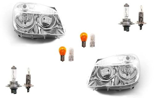 Johns, passend für Fiat Doblo Scheinwerfer 119/223 10/05- + Leuchtmit. Set links rechts
