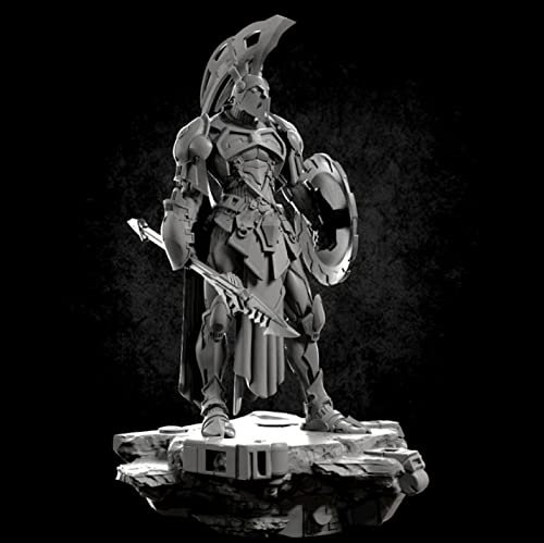 75mm 1/24 Ancient Fantasy Armor Warrior Resin Figure Model Kit Unassembled and Unpainted Miniatures/cK-8169 Goodmoel
