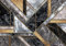 decomonkey Fototapete Abstrakt 400x280 cm Tapete Fototapeten Vlies Tapeten Vliestapete Wandtapete moderne Wand Wandbild Schlafzimmer Wohnzimmer Deko Modern Marmor Stein schwarz grau
