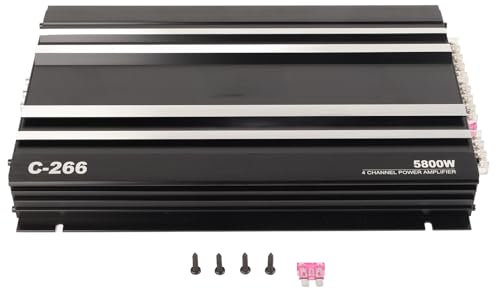 Car Amplifier 5800W Universal 4 Channel for High-Performance Speaker Systems