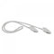 sourcing map Serviettenkette, 48 x 0,4 cm (L x Durchmesser), Legierung, Halsband, Kordel, Umhängeband mit Clips zur Befestigung von Serviettenkappen, silberfarben