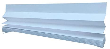 Temposhade 6-Pack - Oyster White (91.4cm Wide - WIDER SIZE) Light Filtering - Stick Up Instant Disposable Temporary Paper Blind