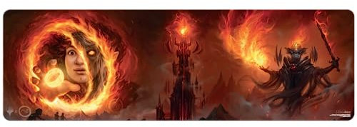 Ultra PRO - Der Herr der Ringe: Tales of Middle-Earth 2,4 m Tisch-Spielmatte für Magic: The Gathering, Protect Cards During Gameplay,