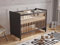 Love For Sleep Cuna Convertible en Cama 120x60cm Convertible con Barrera De Seguridad Pino Antracita Tokyo Juego Completo de Cuna - Cuna Cama Bebe Convertible - Baby Bed, Cuna Madera