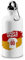 Botella Personalizada Fútbol Sevilla | Regalo Original para Aficionados del Fútbol | Regalo Camisetas Equipos Futbol | Regalo Niño/a Aluminio 500 ml (Sevilla)