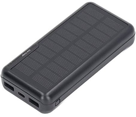 Solar Power Bank Caricatore Solare 2 Porte USB 30000mAh MP3 MP4 Tablet Campeggio Escursionismo