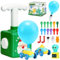 Ballon Auto Spielzeug,luftballon spielzeug kinder，Trägheitsspielzeug Spaß Trägheit Power Auto Ballon，für Kind Weihnachten Geschenk Kreative(Grüner Weihnachtsmann)
