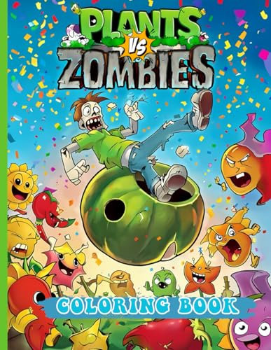 plants vs zombies coloring book: Exclusive Work - 25 Illustrations For Adults and Kids