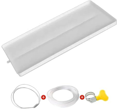 AC Bacinella Raccogli Condensa, Climatizzatore A Muro Bacinella di Scarico PP5 in Plastica, Vassoio Raccogligocce per Sistemi di Pompe di Calore per Condizionatori D'aria Split Interni/esterni(81.5*33