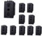IXTRIMA Presa Bipasso 2P+T 10/16A 250V, Compatibile con Bticino Living Light, Nero, Set da 10 Pezzi