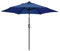 Sombrilla Exterior para Terraza y Jardín - Parasol Anti-UV de Ø270 cm, Altura Ajustable hasta 240 cm, Sistema de Manivela, Inclinación de 30°, Mástil sin Base, MRS-HW004 (Azul, Ø270cm)
