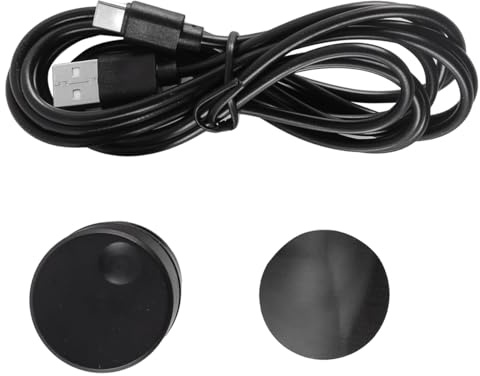 Hoite Pulsante di controllo del volume USB Telecomando esterno per PC Laptop Regolazione del volume con luce blu Cavo da 2 m Compatibile con Windows Nero