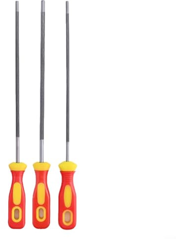 Set of 3 Chainsaw Files for Woodworking 4 0mm, 4 8mm, 5 5mm Round Sharpeners for Efficient Chain Maintenance